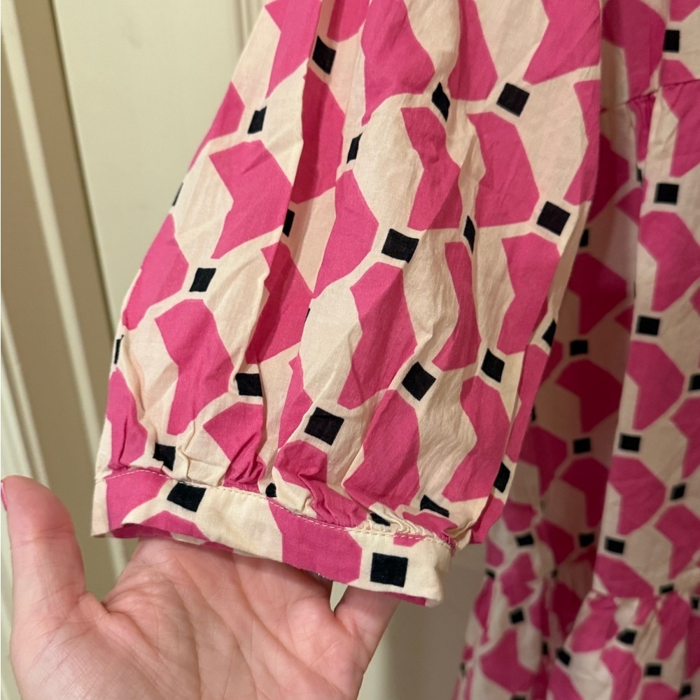 Zara geometric print dress, XS - Picture 7 of 10
